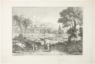Landscape with Two Palms