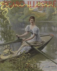On the Seine (Cover of Le Figaro Illustre, July 1895)