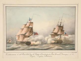 Combat Sustained on August 23, 1812 by the Frigate President of the United States