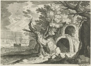 Aqueduct with Waterfall