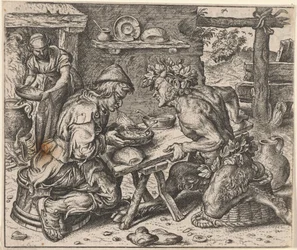 Fable of the Farmer and the Satyr