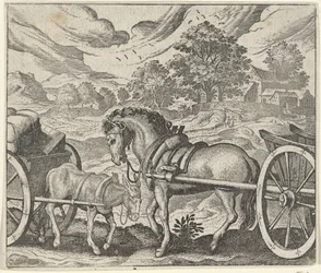 Fable of the Dissatisfied Horse and the Donkey
