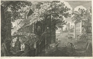 Gondolas on a Canal