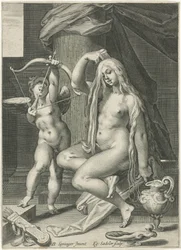 Venus Combing Her Hair