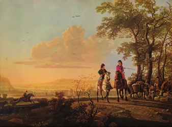 Horsemen and Herdsmen with Cattle, 1655-1660