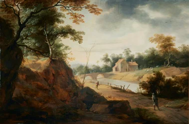 Landscape with Travelers