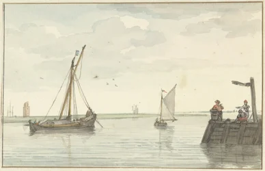 The Stone Beacon and the Pier of Durgerdam