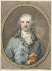 Portrait of a Gentleman in an Oval Frame