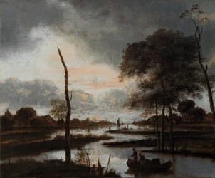 River View: Evening