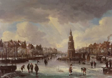 Town on a Frozen River