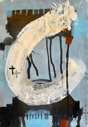 Modern Blue Abstraction