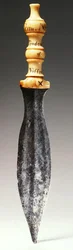Knife, inscribed 
