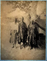 Three Senegalese Men in Traditional Costume