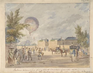 Balloon Ascending Near the Entrance to Lord
