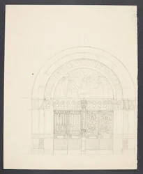 Draft for the Decoration of the Entrance to Copenhagen City Hall
