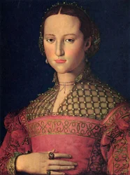 Portrait of Eleanor of Toledo, wife of Grand Duke Cosimo I de