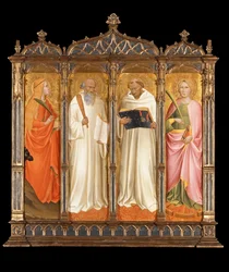 Saints Mary Magdalene, Benedict, Bernard of Clairvaux and Catherine of Alexandria