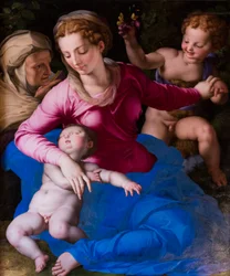 Madonna and Sleeping Child, Saint Elizabeth and Saint Giovannino