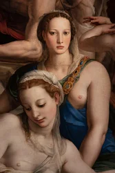 Medici Chapel: Descent of Christ to the Limbo (detail)