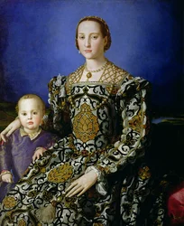 Portrait of Eleanor of Toledo and her Son, Giovanni de Medici, c.1544-45