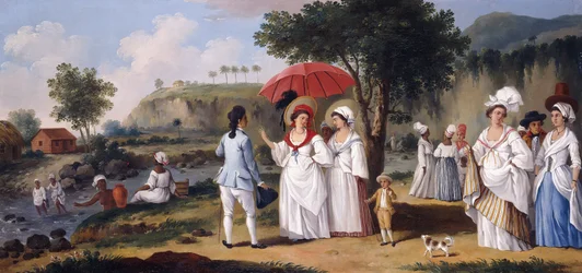 Mulatto Women on the Banks of the River Roseau, Dominica