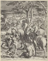 Crucifixion of Christ (right part)