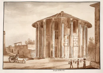 The Temple of Hercules Victor, 1833