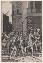 The Emperor Meeting the Warrior, ca. 1516-17