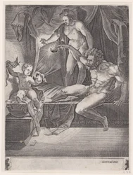 The Young Hercules in His Cradle, 1533