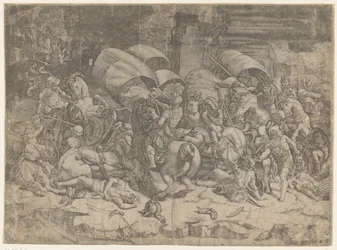 Battle Between Romans and Carthaginians, ca. 218-201 BC