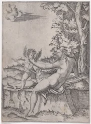 Venus and Eros