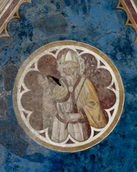 A Bishop saint (detail)