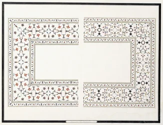 Specimens of the Mosaics, from the Tomb of the Emperor, c. 1815