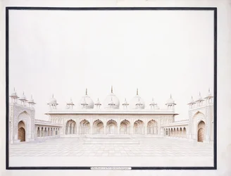 The Moti Musjid in the Fort of Agra, c. 1815
