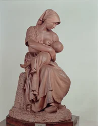 Peasant Woman Nursing an Infant, 1873