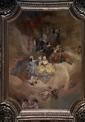 Dance Through the Ages from the Ceiling of the Ballroom