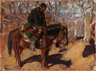 Native American on Horseback
