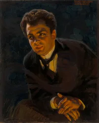 Portrait of the German Actor Rudolf Rittner