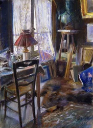 The Studio of Comte Deheaulme de Vallombreuse, 36 Rue Jouffroy, Paris