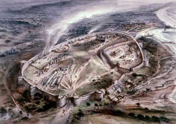 Pevensey Castle, c. 3rd century, c. 1960s