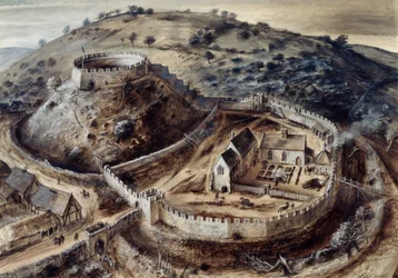 Totnes Castle, 14th century