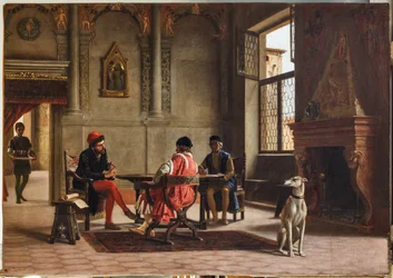 Ludovico Ariosto as Ambassador Meeting Alberto Pio