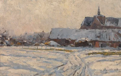 Snow, in the Afternoon (Village under the Snow)