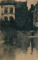 Old Houses by the Water, c1886-1906, 1906-7