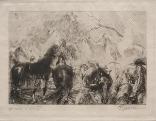 Horse Market in Algiers