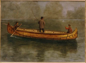 Fishing from a Canoe