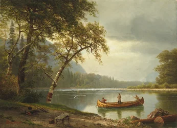 Salmon fishing on the Caspapediac River