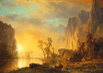 Sunset in the Rockies