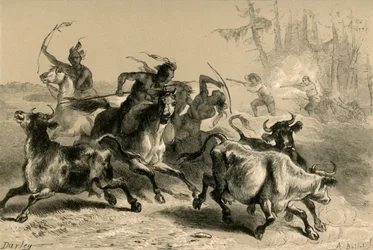 Indians Plundering South Carolina Plantations