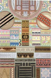Decoration from Oceania and Central Africa, from 